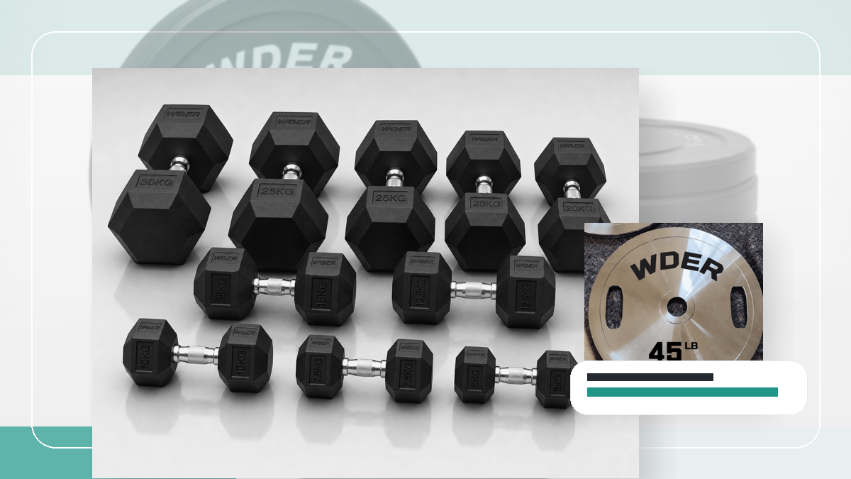 spare hardware reconciliation gym weights packing and RFQ visual for India and South Asia