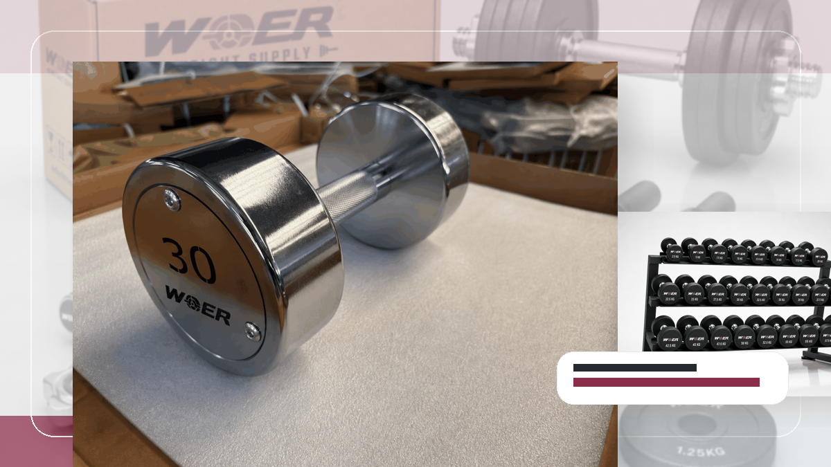 delivery appointment gym weights packing and RFQ visual for 한국 및 동아시아 B2B 시장