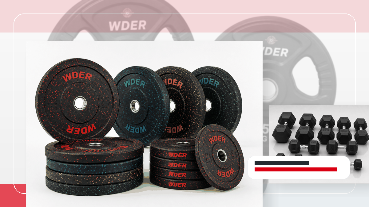 spare hardware reconciliation gym weights QC and warehouse receiving visual for 한국 및 동아시아 B2B 시장