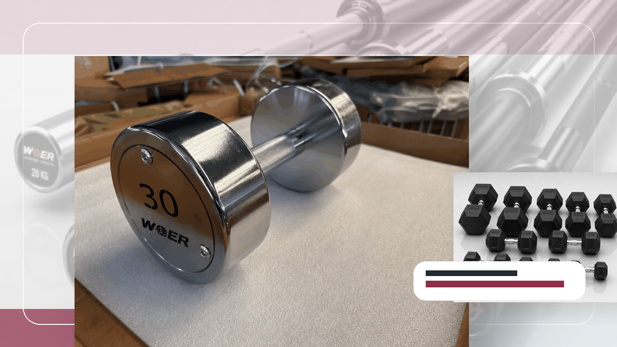 prioriteit vestiging gymgewichten packing and RFQ visual for Nederland en Benelux