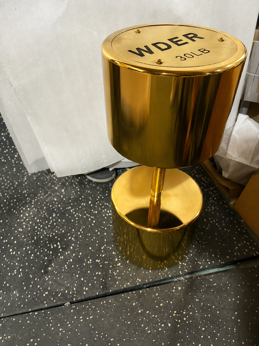WDER Gold Round Fixed Dumbbell