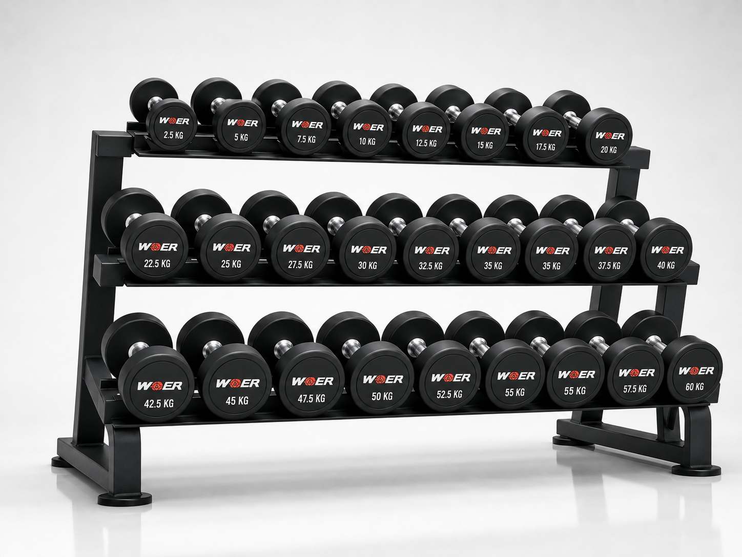 WDER Urethane Dumbbells