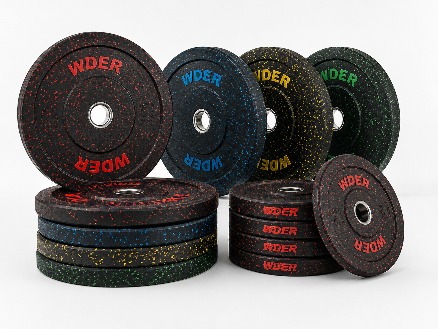WDER Crumb Rubber Bumper Plates